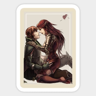 Gaius x Cordelia Sticker